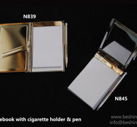 Notebook with Cigarette Box