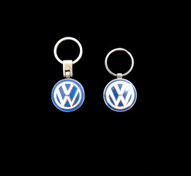 Metal Round Key Tag with Custom Logo